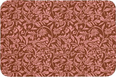 Badmat 90x60 cm - Antislip - Bloemen - Print - Roze - Badmatten voor badkamer - Badkamermat - Douchemat - Badkamer mat