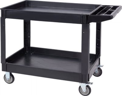 Serveerwagen - Op wieltjes - 2 lagen - 250KG draagvermogen - Servicewagen