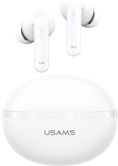 Koptelefoon Bluetooth USAMS Echo E02 TWS ANC+ENC draadloos wit