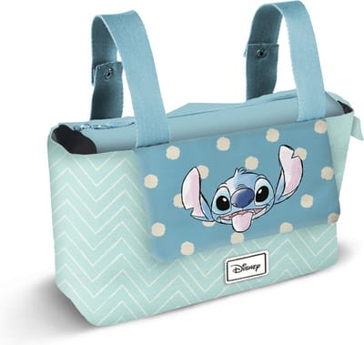 Karactermania - Disney - Lilo en Stitch Lovely - Hamper - Baby Tas - Pracktische Luiertas voor de Kinderwagen -Blauw