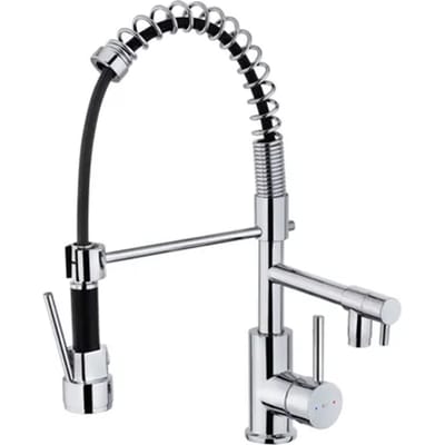 Essebagno Keukenmengkraan Mixer Pro Chroom