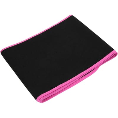 Unisex Zweetriem Buikband Zweet Taille Vormgevende Trimmer Korset Sport Girdle AbdomenPaars L pink