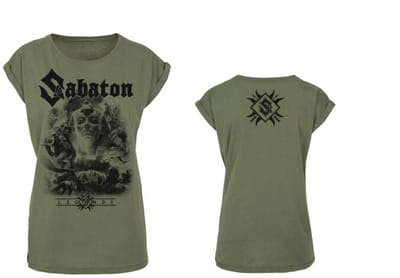 Sabaton T-shirt - Legends - S tot 3XL - voor Vrouwen - kaki