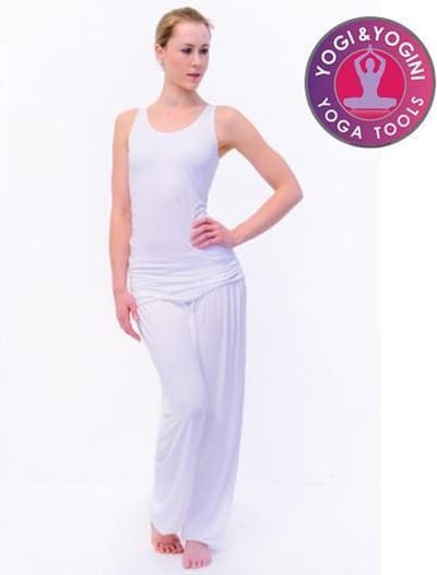 Yoga broek - Comfort Flow - Wit - Maat M/L