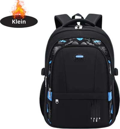 Livano Rugzak - Dames - Heren - Meisje - Jongens - Backpack - Schooltas - Laptoptas - Zwart - Klein Model