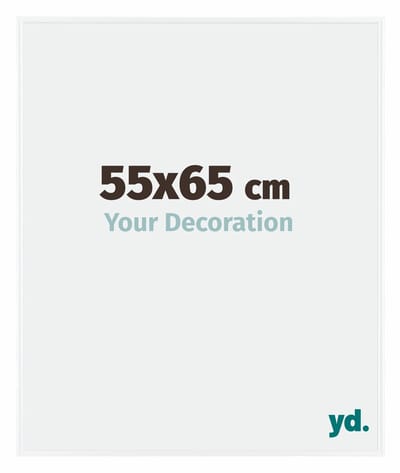 Your Decoration - Fotolijst 55x65 cm - Kunststof - Wit Hoogglans - Evry