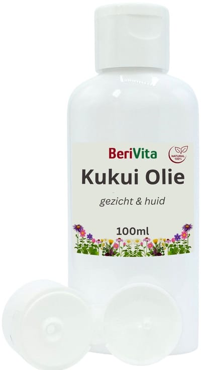 Kukui Olie Puur 100ml - Huidolie - Koudgeperst, Onbewerkt en Ongeraffineerd