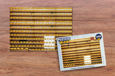 Puzzel Kaas - Gouda - Plank - Legpuzzel - Puzzel 500 stukjes