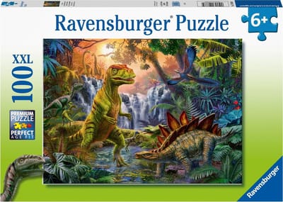 Ravensburger puzzel Oase van dinosauriÃƒÂ«rs - Legpuzzel - 100 stukjes