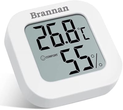 Digitale kamerthermometer en luchtvochtigheidsmeter met LCD-display voor thuis en op kantoor