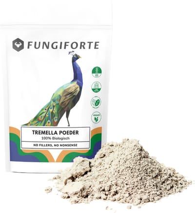 FungiForte Tremella fuciformis poeder - Non-GMO - 100% biologisch - 100 gram