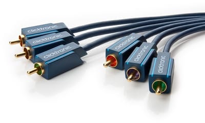 Clicktronic YUV Component Cable 3 m