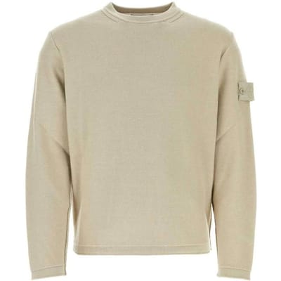 Stone Island Ghost Trui Beige Heren Tops Tan 8015539FA-V0090 S beige