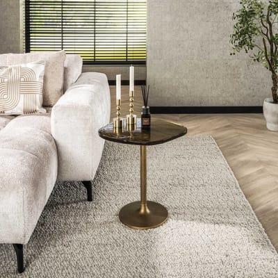 Bijzettafel Aurum Antiek Goud 50 cm