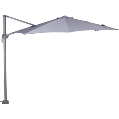 Garden Impressions Zweefparasol Hawaii S Ø300 - donker grijs - licht grijs