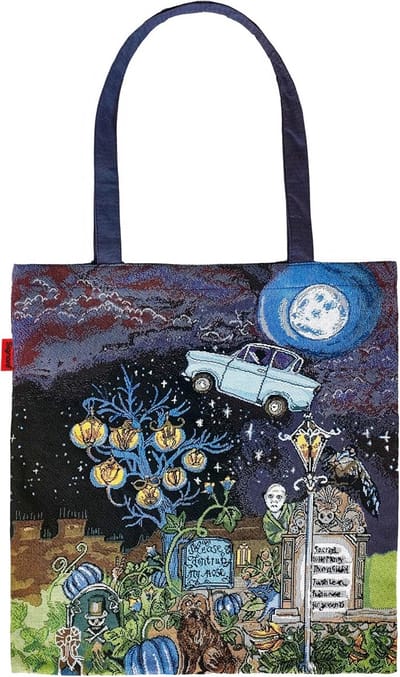 Platte Shopper met Geweven Tapijt Design - Duurzaam Draagtas