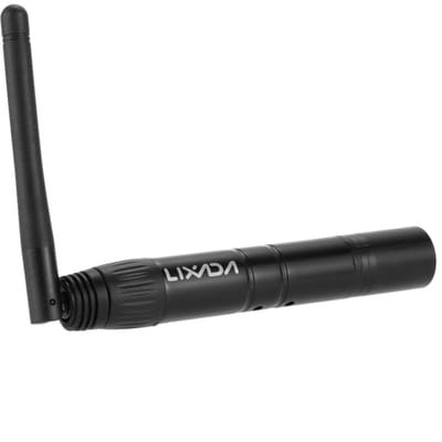 Lixada 2.4G ISM DMX512 draadloze mannelijke XLR-zenderontvanger LED-verlichting voor podium Male&US