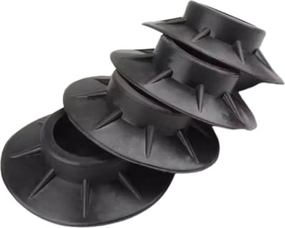 Jumada's - Trillingsdempers wasmachine – Set van 4 stuks – Extra dik - Voetjes wasmachine & droger - Wasmachine demper – Anti trillings pads
