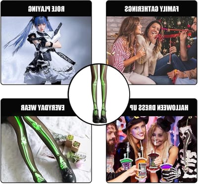 Halloween Panty met Skeletprint voor Vrouwen - Perfecte Accessoire voor Kostuum, Feest en Carnavalsoutfit