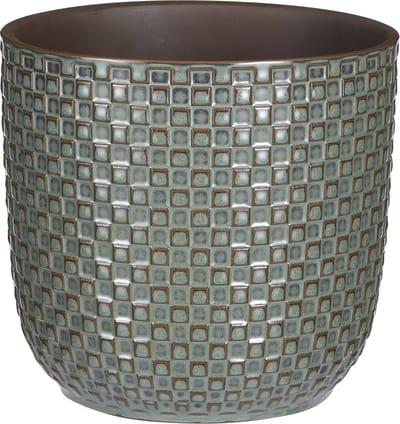 Mica Decorations Daan Bloempot - H18 x Ø19 cm - Groen