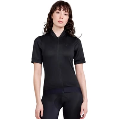 Craft Core Essence Tight Fit Fietsshirt Met Korte Mouwen Dames - Zwart | Maat: L