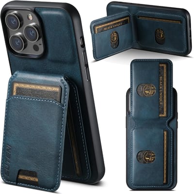 SUTENI Kaarthouder Leer Magnetische Zakhoes Portemonnee Telefoonhoesje Voor iPhone X XS XR 11 12 13 14 15 Plus 16 Pro Max For iPhone 15