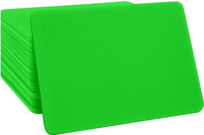 CombiCraft blanco munten rechthoek 85x55mm groen - per 100 stuks