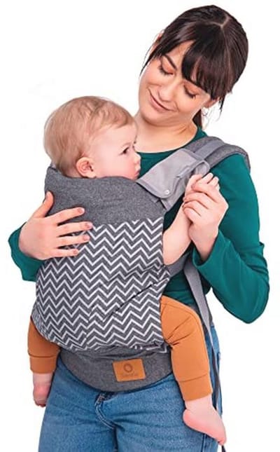 Babydrager voor Kinderen tot 20 kg met 3 Draagposities en Inschuifbare Kap - Comfortabel en Veilig