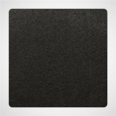 Vierkante vilt onderzetters - Zwart - 6 stuks - 10 x 10 cm - Glas onderzetter - Cadeau - Woondecoratie - Woonkamer - Tafelbescherming - Onderzetters Voor Glazen - Keukenbenodigdheden - Woonaccessoires - Tafelaccessoires