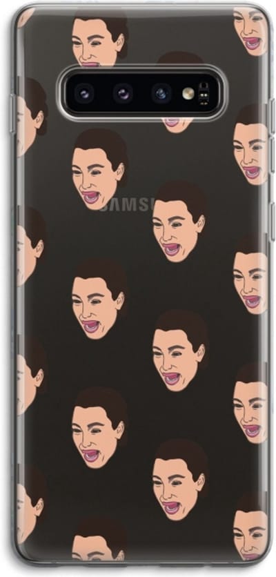 Case Company® - Hoesje geschikt voor Samsung Galaxy S10 4G hoesje - Ugly Cry Call - Soft Cover Telefoonhoesje - Bescherming aan alle Kanten en Schermrand