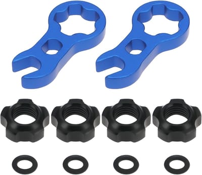 Dailygoods- Ventielmoer Aluminium Legering - Fiets Ventieldoppen - Fietsventiel