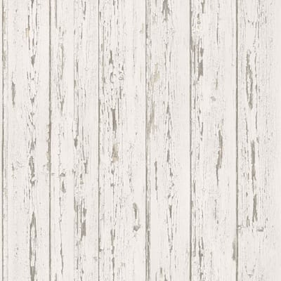 Homestyle - Behangpapier - Planken - Behang - Grijs - 0,53 x 10 M.