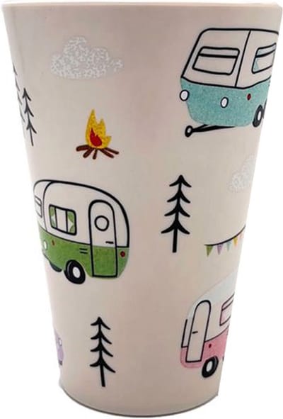 Picknick/Camping Beker RPET - Wildwood Caravan & Campers - 450ml - 13x9cm