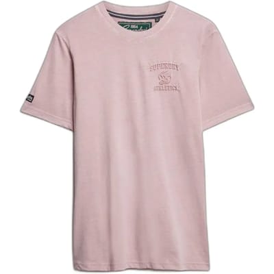 Superdry - Athletic relaxed T-shirt met reliëfopdruk - Heren - T-shirts