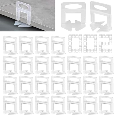 Leveling Systeem 3mm - 500 Tegel Kruisen en Trek Tabs voor Wand- en Vloertegels - Spacers en Leg Hulp met Clips voor Nauwkeurige Tegelplaatsing