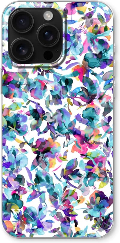 Case Company® - Hoesje geschikt voor iPhone 16 Pro Max hoesje - Hibiscus Flowers - Soft Cover Telefoonhoesje - Bescherming aan alle Kanten en Schermrand