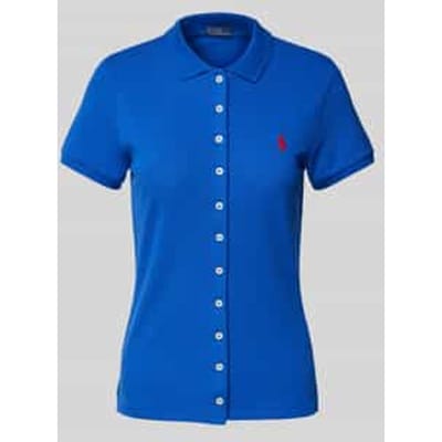 Poloshirt met labelstitching
