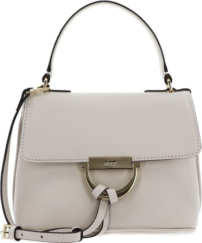 abro Leren Handtas Schoudertas Leather Kavir Handbag Temi Beige Crème
