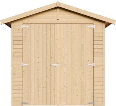Timbela M105 - Houten garage - 6 m² - 320x244xH222 cm - Chalet met ramen