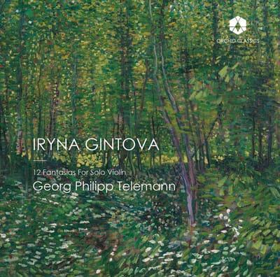 Iryna Gintova - Telemann: 12 Fantasias For Solo Violin (CD)