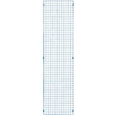 Gaaselement, van staal, B 550 x H 2086 mm, blauw