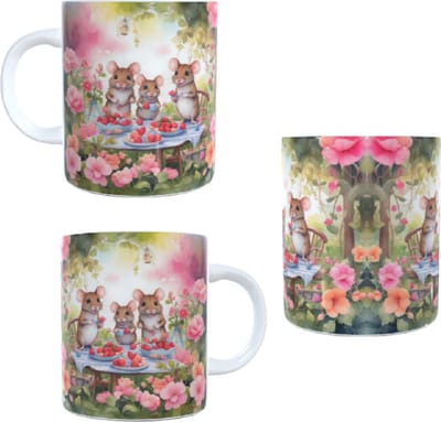 Koffie beker - thee mok - lieve muisjes - funny mouse