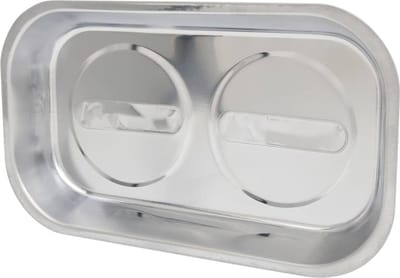 Famanu – Magnetische gereedschapsschaal van roestvrij staal 140 x 240 mm voor bouten schroeven en gereedschap