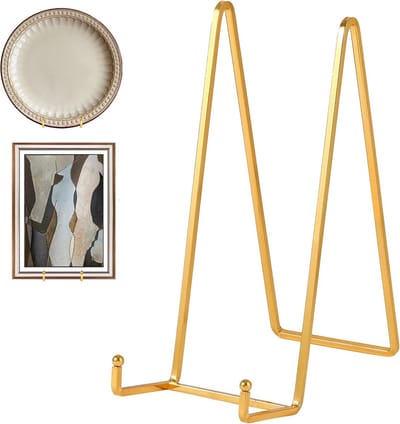 Grote Display Stand voor Borden - 25cm Hoge Standaard voor Decoratieve Borden, Schalen en Plaquettes - Ideaal voor Tafelgebruik en Presentaties