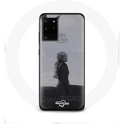 Coque pour Samsung Galaxy S11 Plus Game of Thrones Saison 8 Daenerys Targaryen feu et sang Le Trône