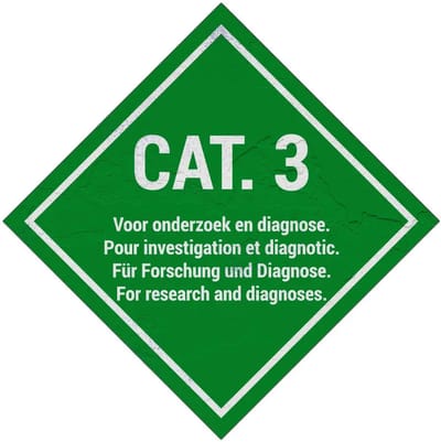 Categorie 3 onderzoek en diagnoses bord | Sign Again materiaal | 10 x 10 cm