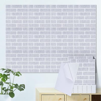 Geluiddempende bekleding - Isolatieplaten - akoestisch schuim, ideaal voor geluidsstudio, tv-kamer, kinderkamer, kantoor en podcast 12 stuks