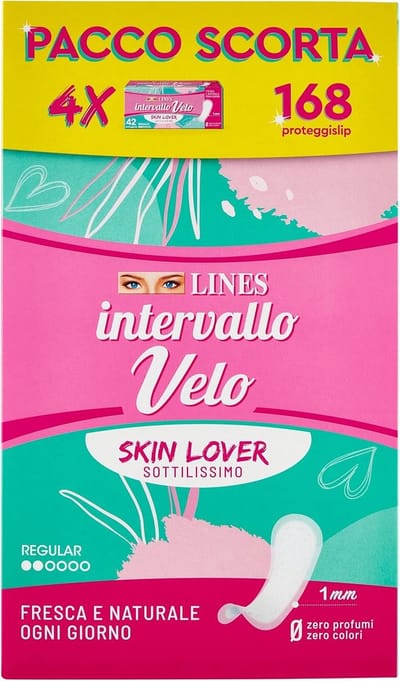 Interval Velo Skin Lover Ondergoedliners - 168 Stuks