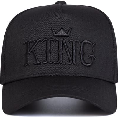 Unisex Queen King Letter Borduur Baseball Caps Lente En Herfst Buiten Verstelbaar Casual Hoeden Zonbescherming Hoed Sport Cap black