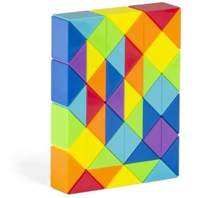 Dingsheng 24 en 36 48 60 72 Segmenten Magische Regel Slang veelkleurig 3D puzzel fidget spel Fidge Cube Twist Transformeerbaar Kind Puzzl